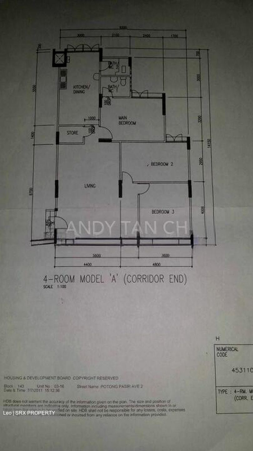 Blk 143 Potong Pasir Avenue 2 (Toa Payoh), HDB 3 Rooms #495656281